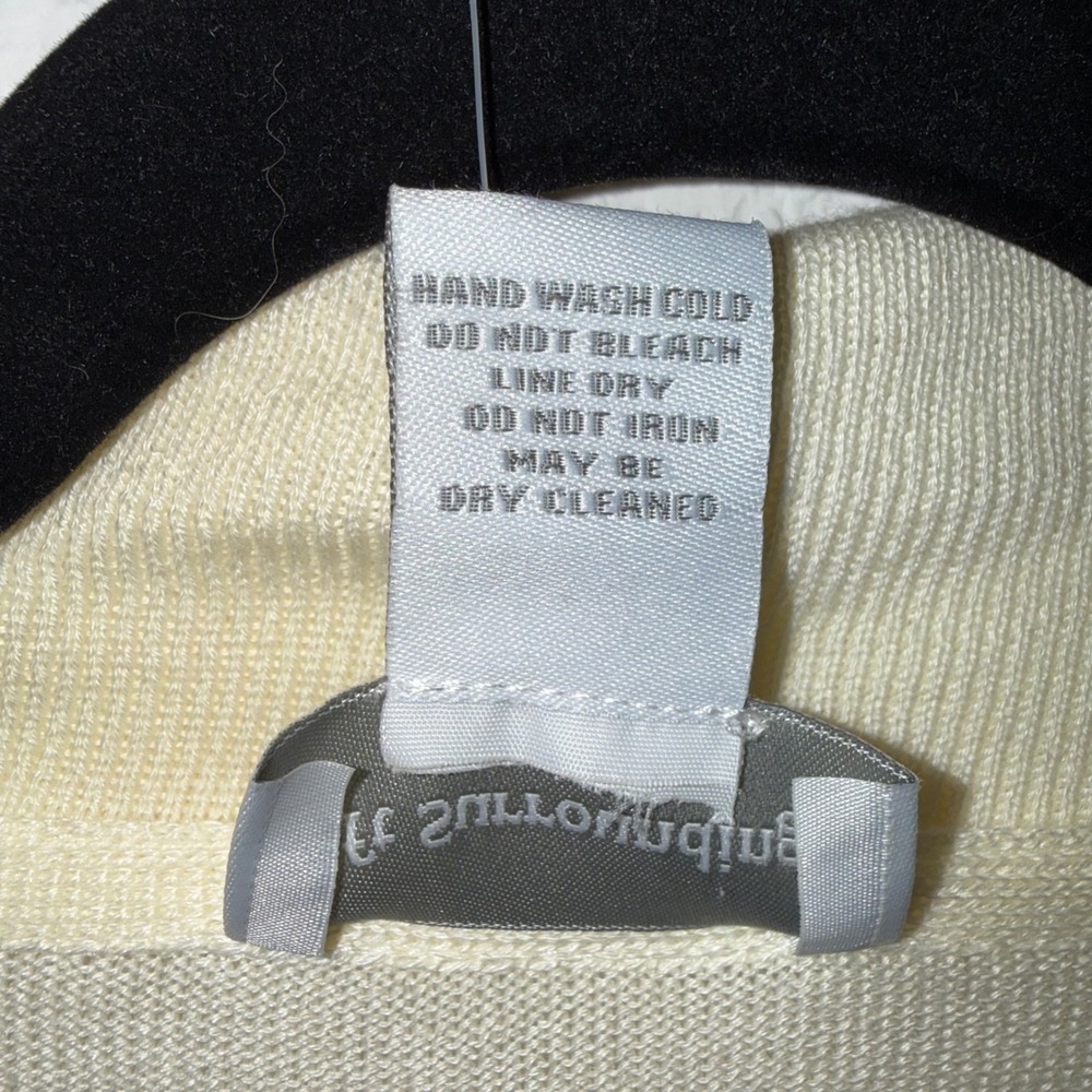 Soft Surroundings Womens Yellow Open Front Cardigan Sweater Modal Cotton NWT M - Picture 4 of 4